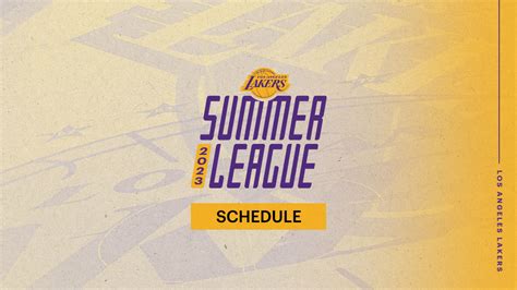 Lakers, Clippers release 2023 Summer League schedules